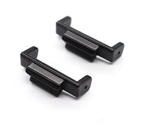 FaltschließE，DornschließE 22mm bis 16mm Edelstahl Watch Strap Adapter für Casio G-Shock DW5600 GA110-Anschlüsse Gshock-Uhrband-DIY-Konverter (Color : Black)