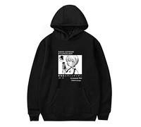 famesale Männer Frauen Anime Neon Genesis Evangelion Hoodies Langarm Ikari Shinji Ayanami Rei Asuka Langley Pullover Sweatshirt