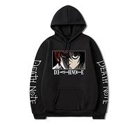famesale Unisex Death Note Hoodies Anime L·Lawliet Sweatshirt Cosplay Langarm Casual Pullover Hoodie