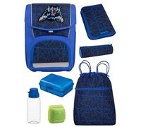 Familando - McNeill Basic Schulranzen Set - 7-teilig mit Sporttasche - WILD Panther - Ergonomisch & Verstellbarer Brustgurt - 960g leicht mit 21L Volumen & Reflektoren - Für Grundschule ab 1. Klasse
