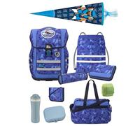 Familando - McNeill Ergo Complete Schulranzen Set - 10-teilig mit Schultüte - Puzzle - Ergonomisch & 3-Fach verstellbar - 1150g leicht mit 20L Volumen & Reflektoren - Für Grundschule ab 1. Klasse