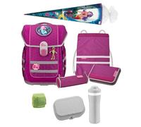 Familando Meerjungfrau Schulranzen Set für Mädchen 1. - 4. Klasse, McNeill Ergo Complete Schultasche, Ergonomisch, Leicht 1.150 Gramm, Geräumig 20 L Volumen, Nachhaltig (9-teilig mit Schultüte)
