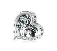 Familienbaum des Lebens Charms Sterling Silber Home Charms passen Pandora Armband Schmuck Perlen Geschenke für Frauen