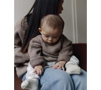 Famvibes - Hey Baby Strickpullover - Chocolate 6-12M (74/80)