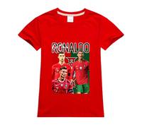 Fan-Boys-Geschenk T-Shirt, Unisex Football Cotton T-Shirt Tee Shirt Sommer T-Shirt Hemd Sportswear Kinder T Shirts