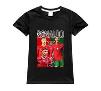 Fan-Boys-Geschenk T-Shirt, Unisex Football Cotton T-Shirt Tee Shirt Sommer T-Shirt Hemd Sportswear Kinder T Shirts