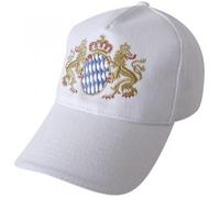 Fan-O-Menal Baseballcap mit Stick - BAYERN Wappen - 68159 weiss