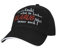 Fan-O-Menal Baseballcap mit Stick -Liegt der Ruski ... Belarus - 68120 schwarz