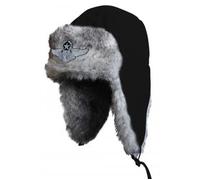 Fan-O-Menal Chapka Pilotenmütze mit Stickerei Military Abzeichen 60010 schwarz - veschiedene Größen zur Wahl Größe L/XL