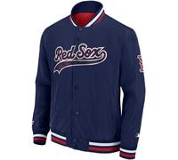 Bomberjacke FANATICS "Fanatics Jacke Boston Red Sox Sateen", Herren, Gr. S, blau, 100% Polyester, Jacken (18334423-S) blau