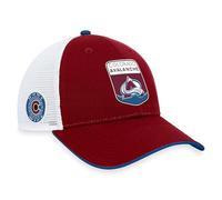Fanatics Herren kompatibel mit Avalanche Branded Burgundy 2023 NHL Draft On Stage Trucker Adjustable Hat, Burgunder, EinheitsgröÃŸe