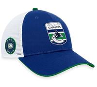 Fanatics Herren kompatibel mit Canucks Marke Navy 2023 NHL Draft On Stage Trucker verstellbare Mütze, Team-Farbe, EinheitsgröÃŸe