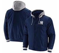 Fanatics New York Yankees Hooded Sateen MLB Jacke Navy