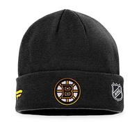 Fanatics NHL Authentic Pro Game Train Cuffed Knit Boston Bruins Beanie Mütze Wollmütze