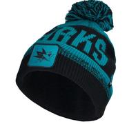 FANATICS SAN JOSE SHARKS THRIVE CUFFED POM BEANIE Mütze, schwarz, größe UNI