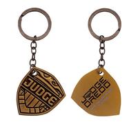 FaNaTtik 2000 AD Judge Dredd Limited Edition Metall Badge Schlüsselanhänger - Offizieller Sammlerstück Metall Schlüsselanhänger für Fans & Sammler