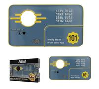 FaNaTtik Fallout 3 Vault 101 Security Keycard Metal Replica - Limited Edition, nummeriertes Sammlerstück (5000)