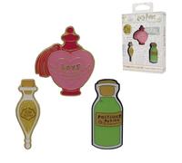 FANATTIK Harry Potter - Set von 3 Pin's - Limitierte Auflage