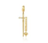FANCIME Harry Potter x Kollaboration - Draco Malfoy Wand Charm, Sterling Silber Schmuckgeschenke für Damen Mädchen