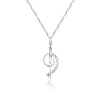 FANCIME Harry Potter x Kollaboration - Harry Potter Wand Halskette, Silber, Sterling Silber Schmuckgeschenke für Damen Mädchen