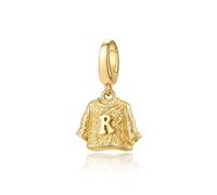 FANCIME Harry Potter x Kollaboration - Ron Sweater Charm - Gold, Sterling Silber Schmuckgeschenke für Damen Mädchen