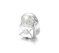 FANCIME x Harry Potter Kollaboration - Hedwig Bead Charm, Sterling Silber Schmuckgeschenke für Damen Mädchen