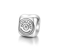 FANCIME x Harry Potter Kollaboration - Hufflepuff Bead Charm, Sterling Silber Schmuckgeschenke für Damen Mädchen