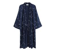 Fancy Pumpkin Japanische Männer Robe Baumwolle Morgenmantel Kimono Pyjamas Nachthemd [# 0A Größe L]