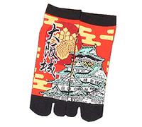 Fancy Pumpkin Kimono-Sandale im japanischen Stil mit geteilten Zehensocken Ninja Geta-Socken Geisha-Socken für Männer, E-19