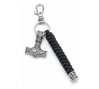Fancychain Schlüsselanhänger Thors Hammer Wikinger Drachen Sonne Mjölnir Vikings nordisch Thor