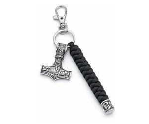Fancychain Schlüsselanhänger Thors Hammer Wikinger Drachen Sonne Mjölnir Vikings nordisch Thor