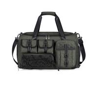 FANDARE 3 IN 1 Sporttasche Reisetasche Rucksack Herren Damen Weekender mit Schuhfach & Trocken- und Nasstrennung Handgepäck Doktortasche Fitnesstasche Trainingstasche Badetasche Reisetasche Grün