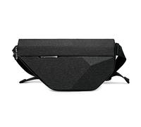 FANDARE 3 Liter Sling Bag Leicht Sling Bag Praktische Innenfächer für Organisation Tragetasche Schultertasche Hüfttasche für Camping Wandern Fitness Fahrrad Schwarz
