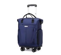 FANDARE 35L Laptop-Trolleys Herren Damen Einkaufstrolley klappbar Rollerrucksack Business Wandlungsrucksack Reiserucksack mit Rollen Trolley-Rucksack Rollen Handgepäck Rolling Aaktenkoffer Blau