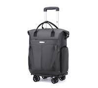 FANDARE 35L Laptop-Trolleys Herren Damen Einkaufstrolley klappbar Rollerrucksack Business Wandlungsrucksack Reiserucksack mit Rollen Trolley-Rucksack Rollen Handgepäck Rolling Aaktenkoffer Grau