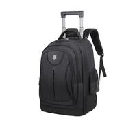 FANDARE 35L Laptop-Trolleys Herren Rollerrucksack 2 IN 1 Business Wandlungsrucksack Reiserucksack mit Rollen Trolley-Rucksack Rollen Handgepäck Notebook bis 15.6 Zoll Arbeit Aaktenkoffer Schwarz