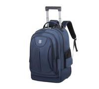 FANDARE 35L Laptop-Trolleys Herren Rollerrucksack 2 IN 1 Business Wandlungsrucksack Reiserucksack mit Rollen Trolley-Rucksack Rollen Handgepäck Notebook bis 15.6 Zoll Arbeit Aaktenkoffer Blau