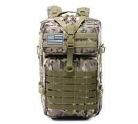 FANDARE 45L Militär Rucksack Molle Taktische Motorrad 3 Tage Armee Assault Wanderrucksack Herren Damen Arbeit für Taktischer Assault Wandern Reisen Trekkingrucksack Jagdrucksack Schulrucksack