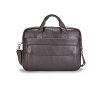 FANDARE Aktentasche für 14-Zoll-Laptops Ledermappe für Herren Reiserucksack Trageriemen Handgepäck unter dem Sitz Business Messenger Handtasche Reisekoffer Aaktenkoffer für Schule, Arbeit, Braun