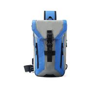 FANDARE Anti-Theft Brusttasche Sling Bag mit USB Schultertasche Herren Grosse Kapazität Crossover Bag Umhängetasche für Schule Outdoorsport Wandern Radfahren Bergsteigen Reisen Polyester Blau