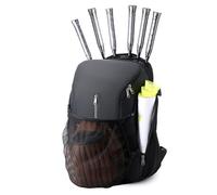 FANDARE Basketball Rucksack Tennisrucksack Fußballtasche Schulrucksack Herren Damen Badminton Tagesrucksäcke Daypacks Laptop Rucksack Outdoor Sports Schulranzen Nylon Reiserucksack Schwarz