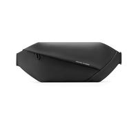 FANDARE Bauchtasche Brustbeutel Gürteltasche Urbaner Leichter Kulturbeutel Wasserdichter Polyester Rucksack Ersatz für Geldbörse Handy Tasche für Reise Fahrrad Arbeit Sport Schwarz D