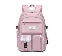 FANDARE Beiläufig Rucksack Schulrucksack Schulranzen Daypacks mit 15.6 Zoll Laptopfach Schultaschen Mädchen Junge Schultaschen für Universität Reisen Freizeit Arbeit Wasserdichtes Polyester Violett