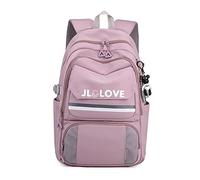 FANDARE Beiläufig Rucksack Schulrucksack Schulranzen Daypacks mit 15.6 Zoll Laptopfach Schultaschen Mädchen Junge Kinderrucksack für Universität Reisen Freizeit Wasserdichtes Nylon Violett