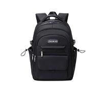 FANDARE Beiläufig Rucksack Schulrucksack Schultasche Junge Mädchen Schulranzen Daypacks mit 15.6 Zoll Laptopfach Schultaschen Schultaschen für Universität Reisen Freizeit Arbeit Schwarz