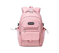 FANDARE Beiläufig Rucksack Schulrucksack Schultasche Junge Mädchen Schulranzen Daypacks mit 15.6 Zoll Laptopfach Schultaschen Schultaschen für Universität Reisen Freizeit Arbeit Rosa