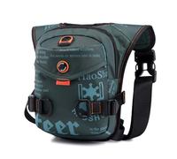 FANDARE Beintasche für Herren Damen Militär Beintasche Bauchtasche Hüfttasche Brusttasche Gürteltasche Sling Bag Umhängetaschen Schultertasche für Outdoor Reisen Crossover DaypacksDunkelgrün