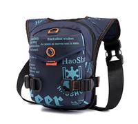 FANDARE Beintasche für Herren Damen Militär Beintasche Bauchtasche Hüfttasche Brusttasche Gürteltasche Sling Bag Umhängetaschen Schultertasche für Outdoor Reisen Crossover Daypacks Dunkelblau