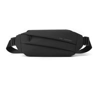 FANDARE Brustgurt-Tasche für Männer Leichte Taktische Brusttasche aus Nylon wasserdichte Umhängetasche mit Mehreren Fächern Praktische Crossbody Bag Schwarz