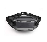 FANDARE Brusttasche Bauchtasche Herren Sling Chest Bag Handtasche Schultertasche Umhängetasche für Schule Reisen Outdoorsport Wandern Radfahren Bergsteigen Waist Pack Dauerhaft Nylon Grau